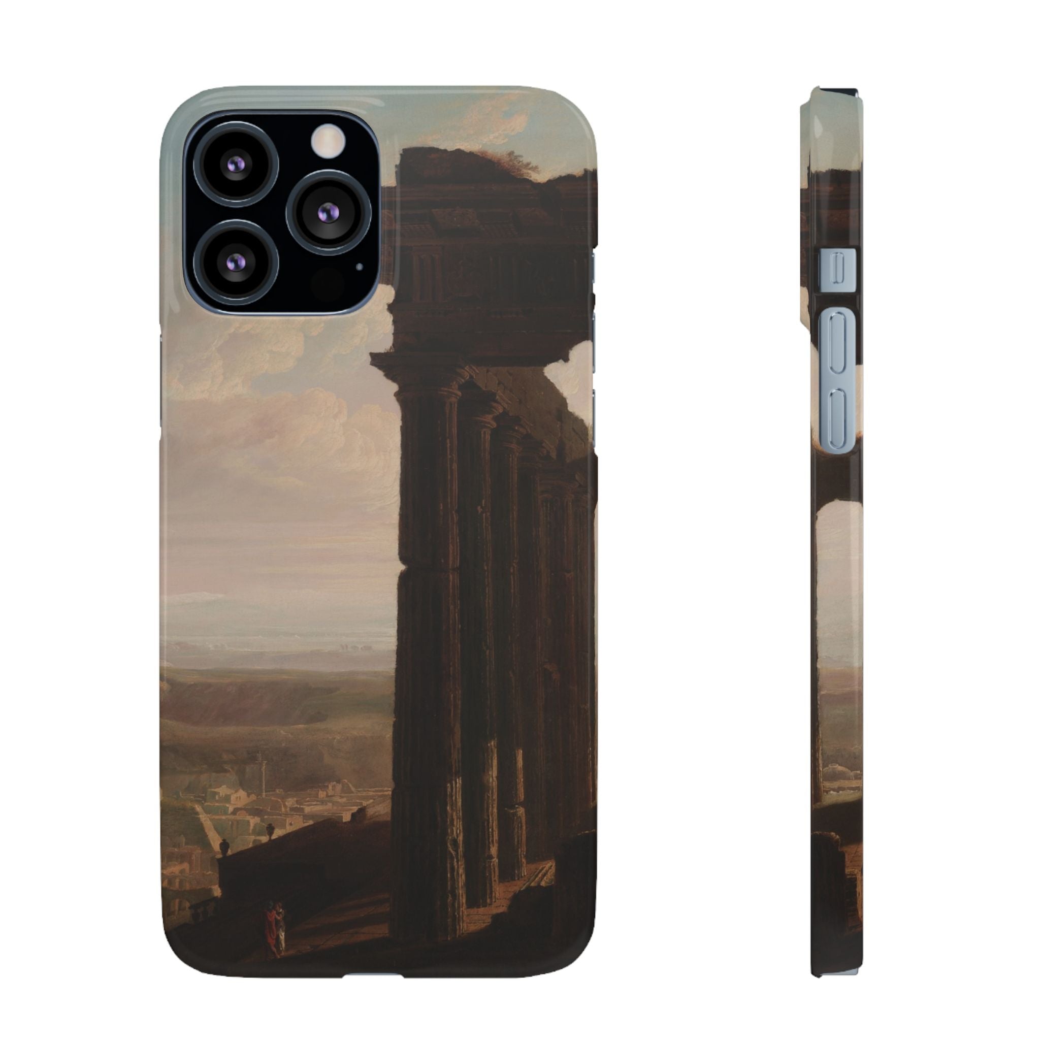 Ruins of an Ancient City by John Martin - iPhone Slim Case