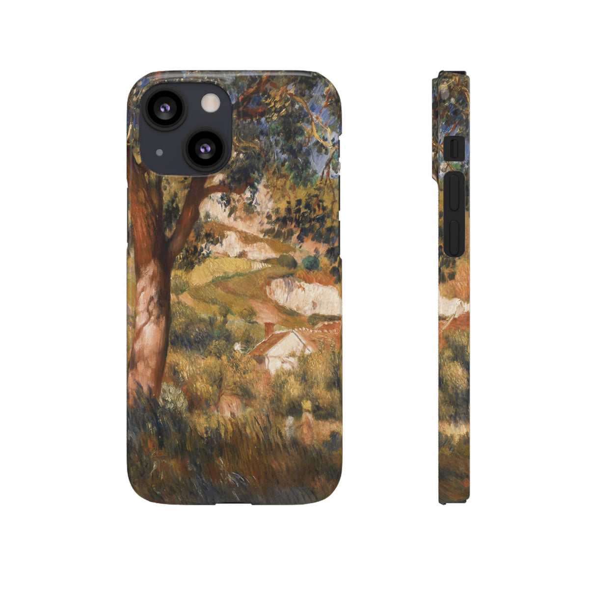 Paysage a La Roche Guyon by Pierre Auguste Renoir - iPhone Slim Case
