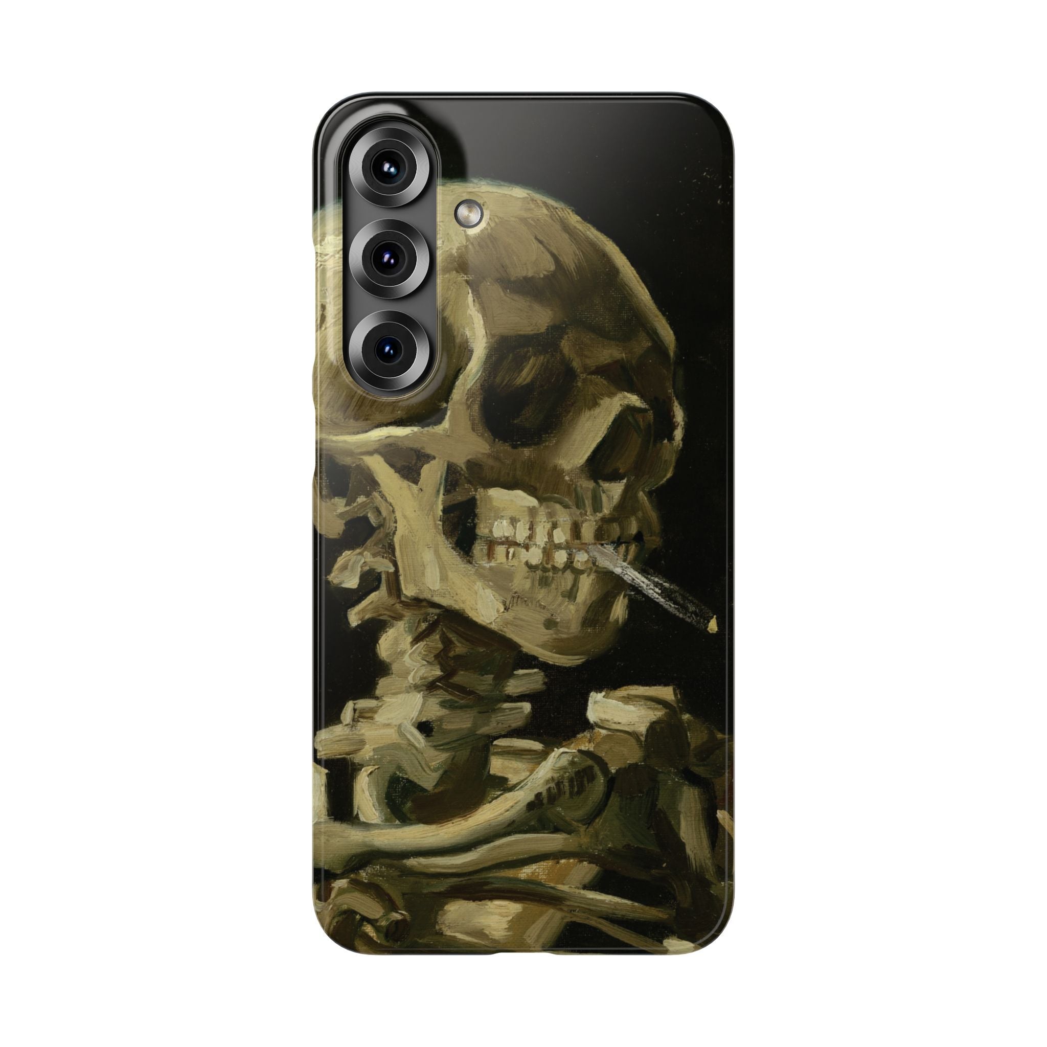 Skeleton with Cigarette by Van Gogh - Samsung Slim Case