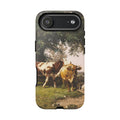 Herd under Trees by Ivan Ivanovich Shishkin - iPhone Tough Case