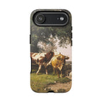 Herd under Trees by Ivan Ivanovich Shishkin - iPhone Tough Case