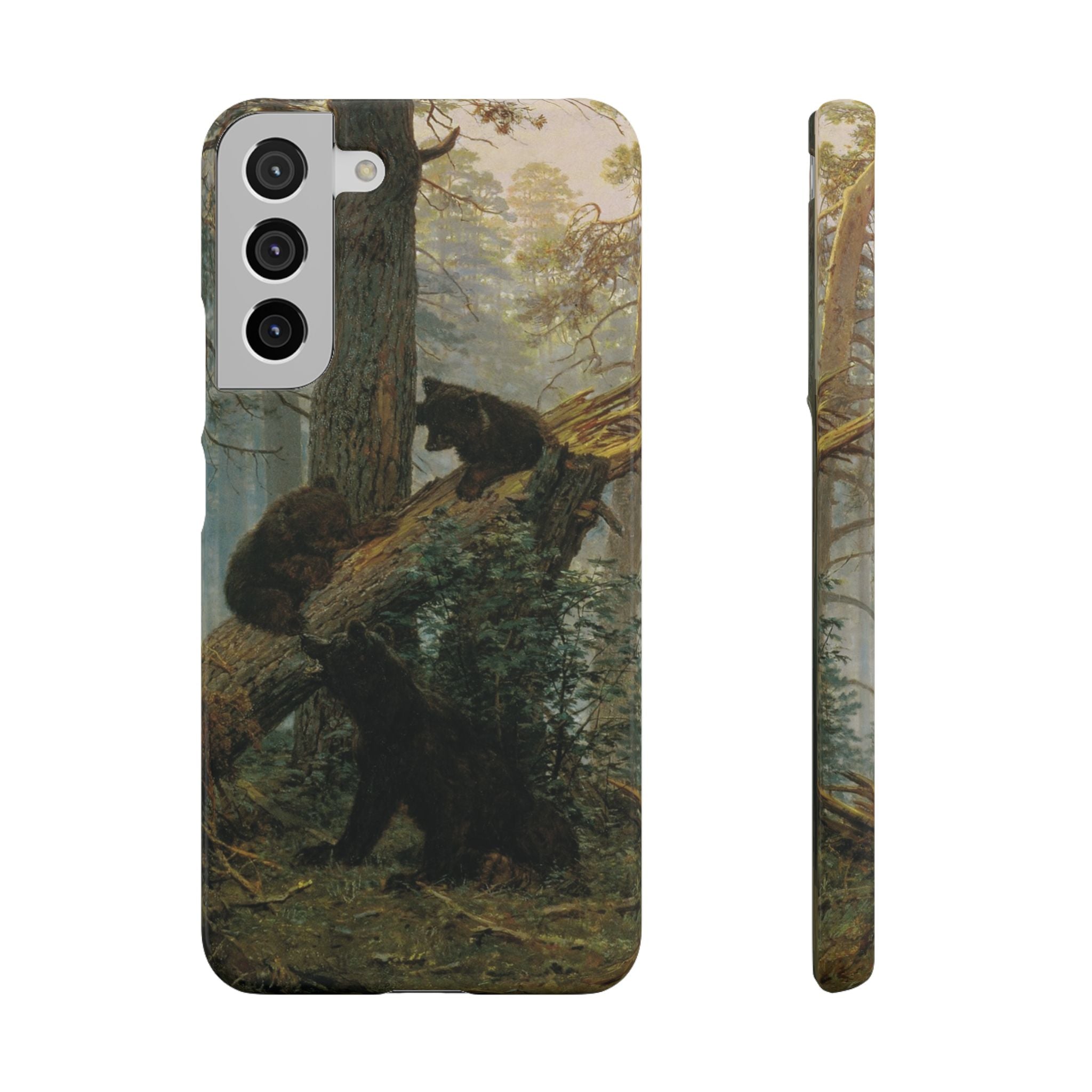 Morning in a Pine Forest by Ivan Ivanovich Shishkin - Samsung Slim Case