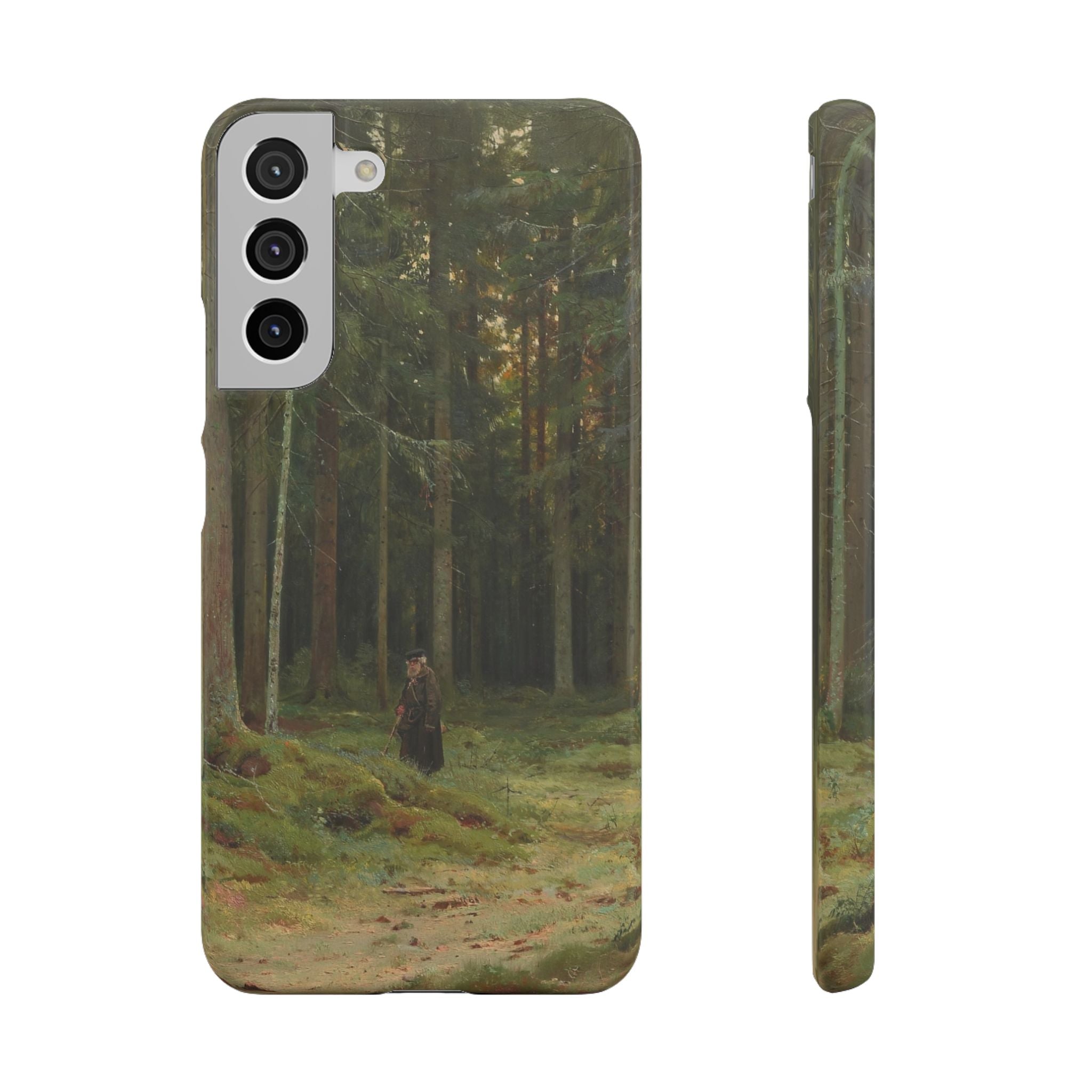 In the Forest of Countess Mordvinova Petergof by Ivan Ivanovich Shishkin - Samsung Slim Case