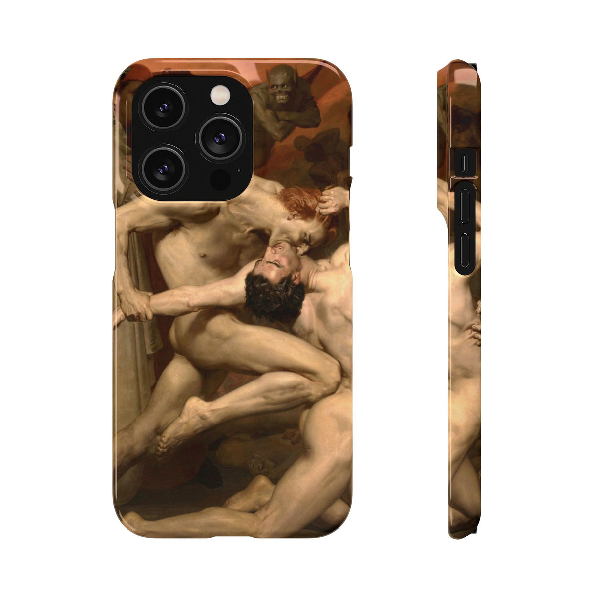 Dante and Virgile by William Bouguereau - iPhone Slim Case