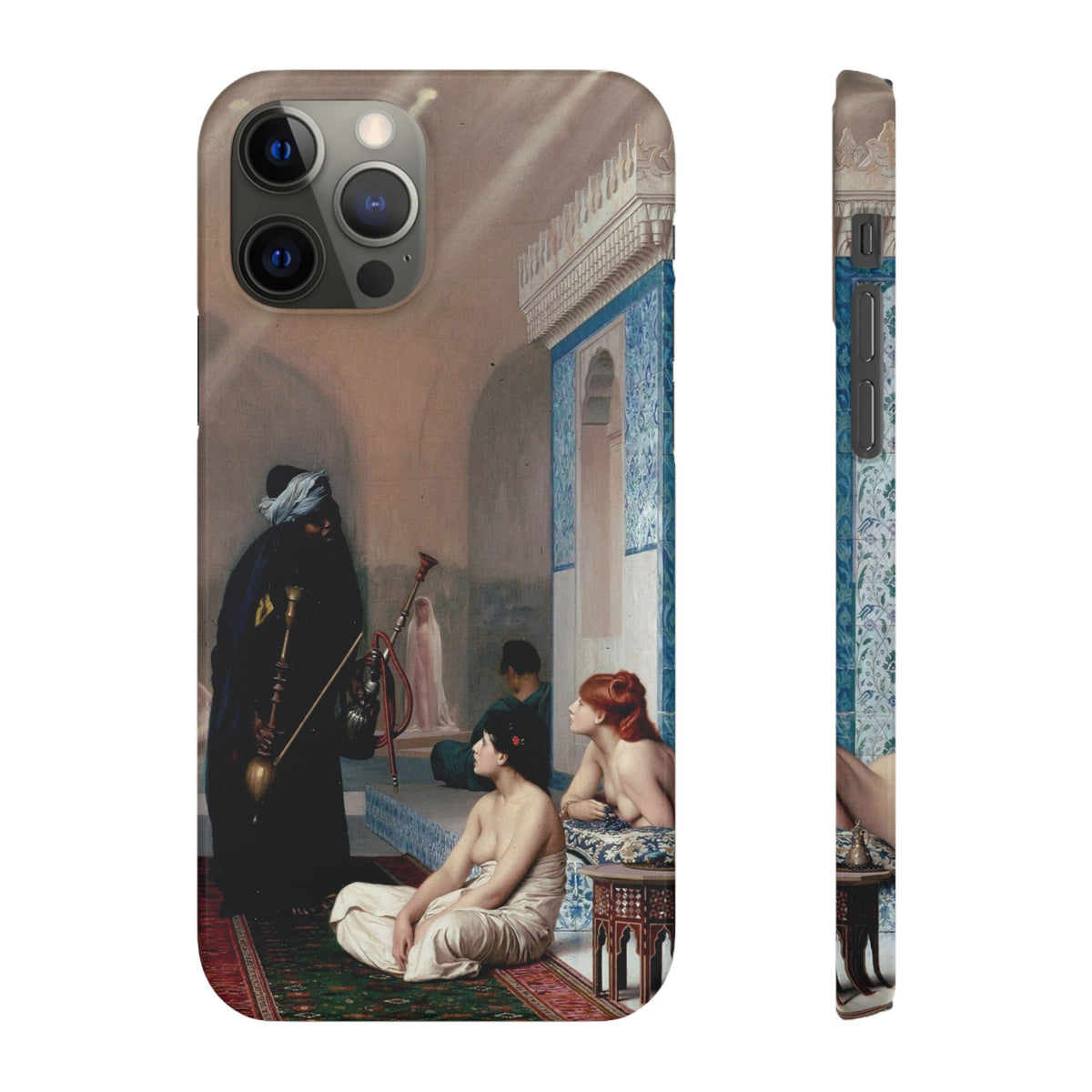 Pool in a Harem by Jean-Leon Gerome - iPhone Slim Case