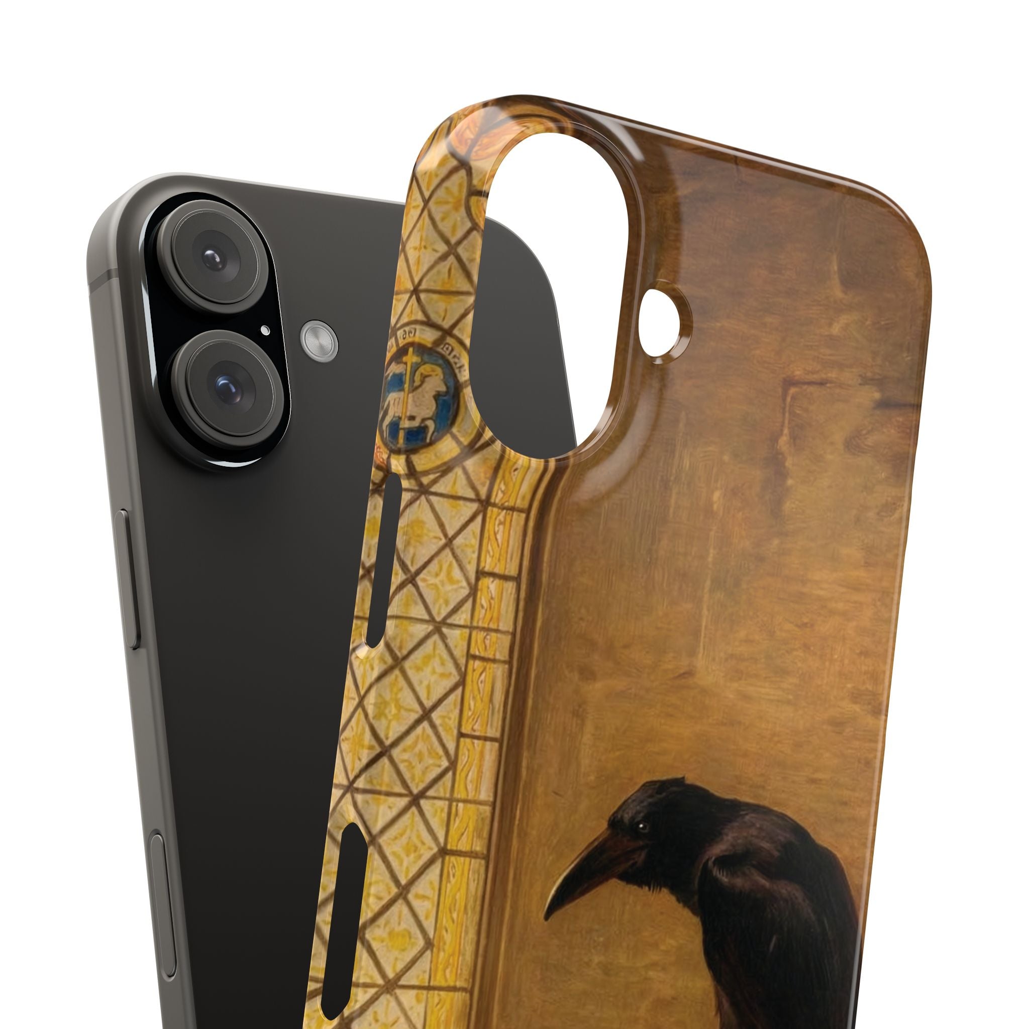 A Saint, from the Jackdaw of Rheims by Briton Riviere - iPhone Slim Case