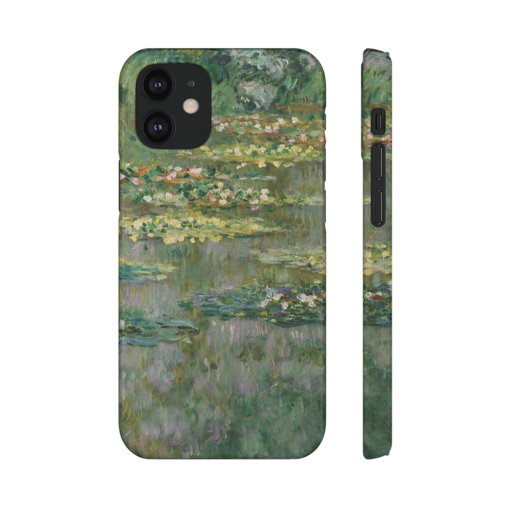 Le Bassin des Nymphéas by Claude Monet - iPhone Slim Case