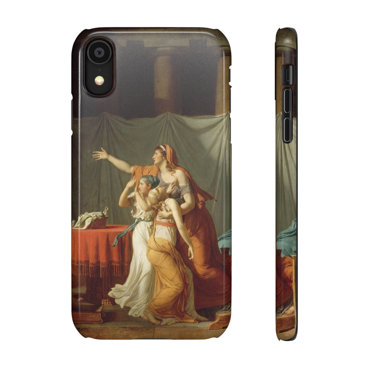 The Lictors Bring to Brutus the Bodies of His Sons II by Jacques-Louis David - iPhone Slim Case