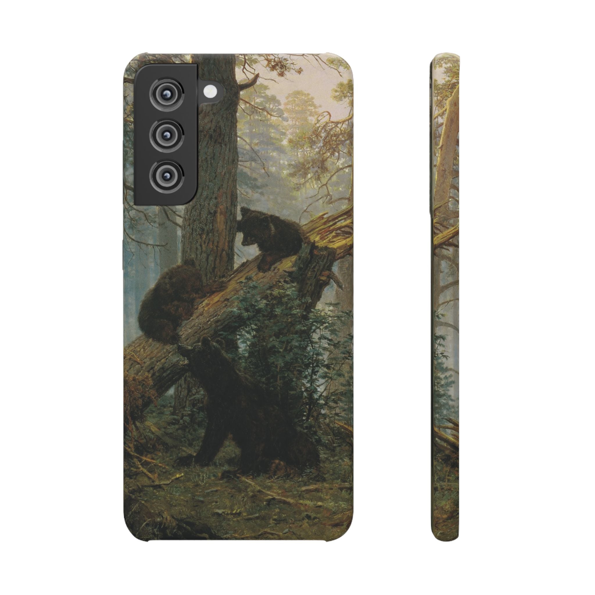 Morning in a Pine Forest by Ivan Ivanovich Shishkin - Samsung Slim Case