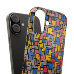 Composition by Piet Mondrian - iPhone Slim Case