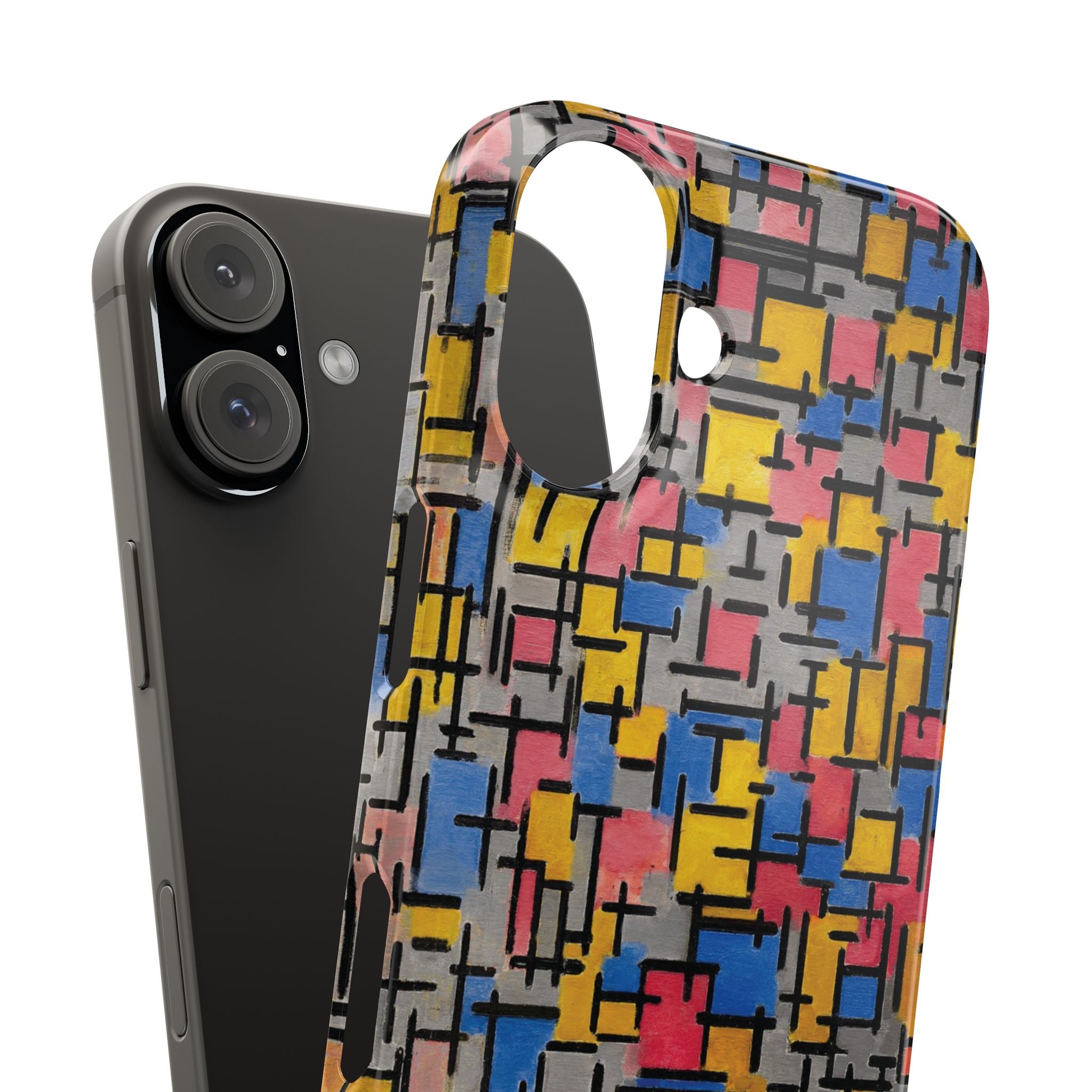 Composition by Piet Mondrian - iPhone Slim Case