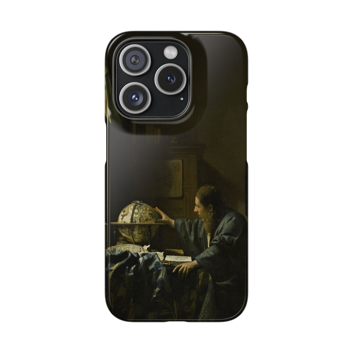 The Astronomer by Johannes Vermeer - iPhone Slim Case