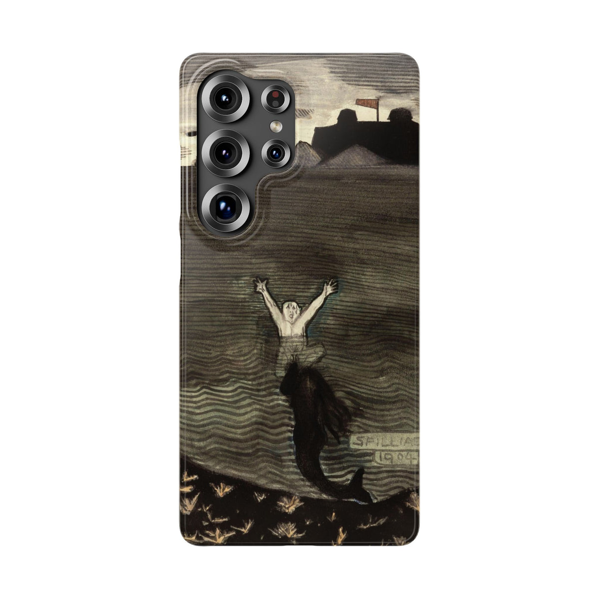 The Call of the Mermaid The Drowning by Leon Spilliaert - Samsung Slim Case