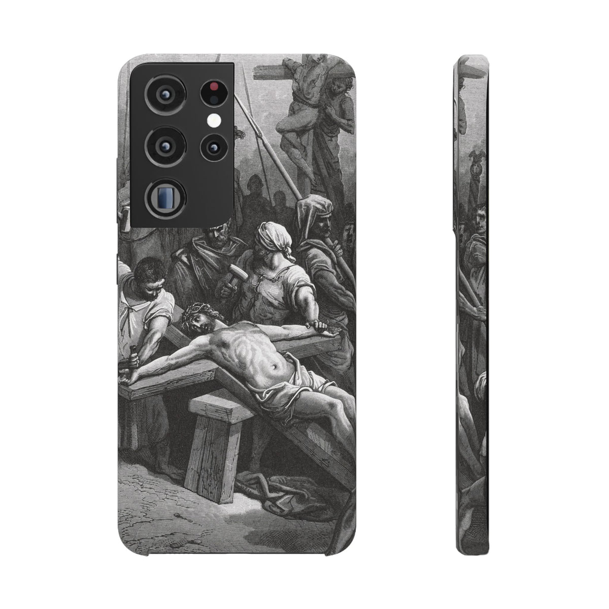 Crucifixion of Jesus by Gustave Doré - Samsung Slim Case