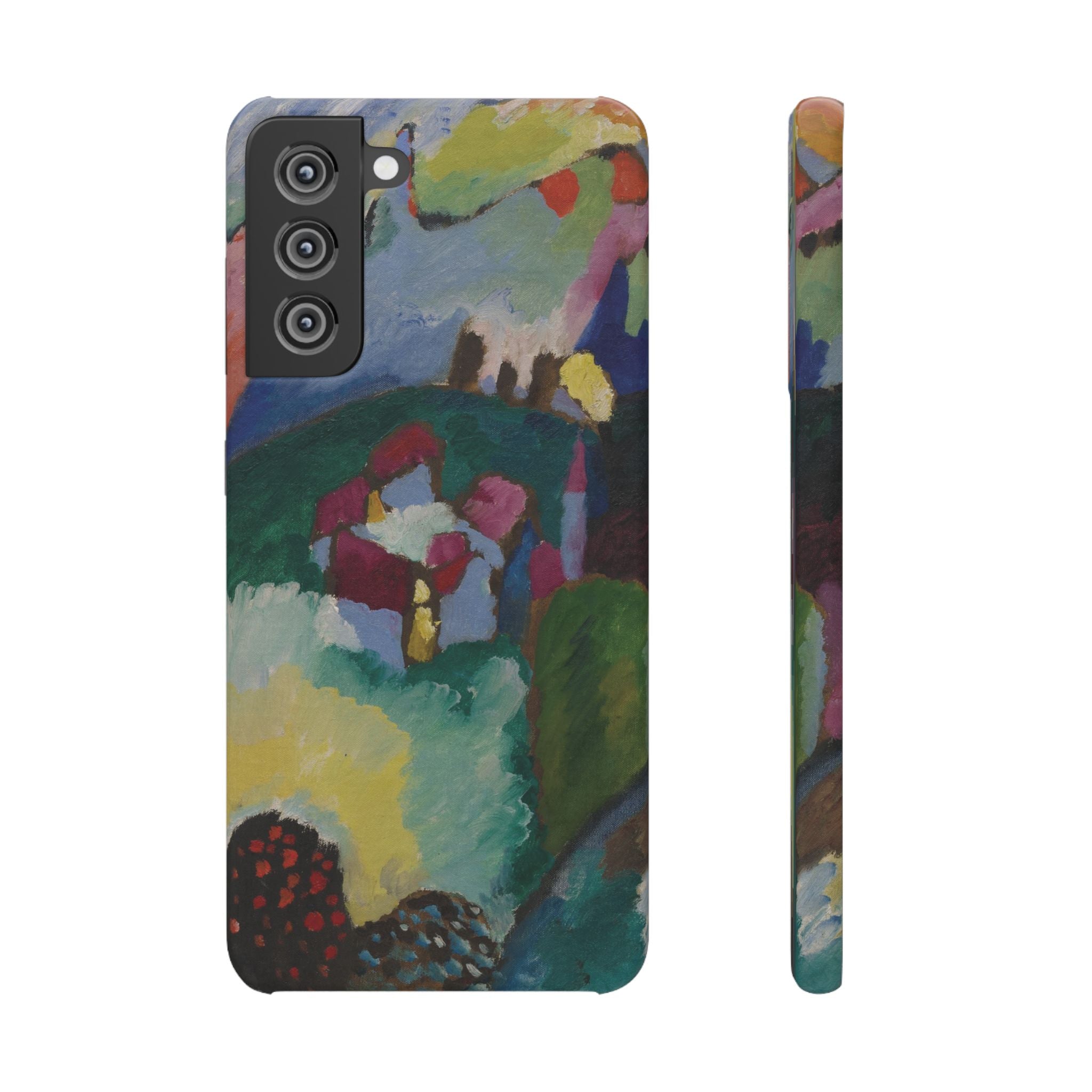 Landscape with Factory Chimney by Vasily Kandinsky - Samsung Slim Case