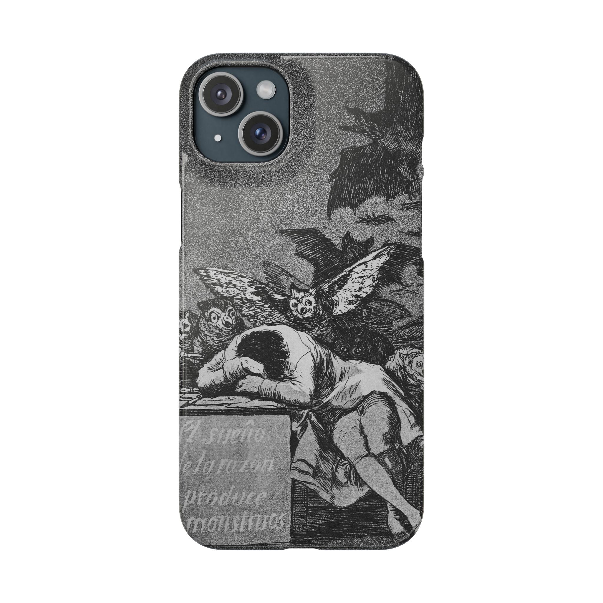 The Sleep of Reason Produces Monsters by Francisco Goya - iPhone Slim Case
