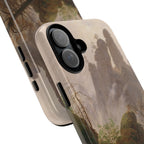 Rocky Landscape in the Elbe Sandstone Mountains by Caspar David Friedrich - iPhone Tough Case