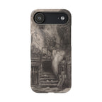 La Rue de la Vieille Lanterne (The Suicide of Gérard de Nerval) by Gustave Doré - iPhone Slim Case