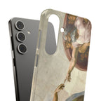 Creation of Adam by Michelangelo - Samsung Slim Case