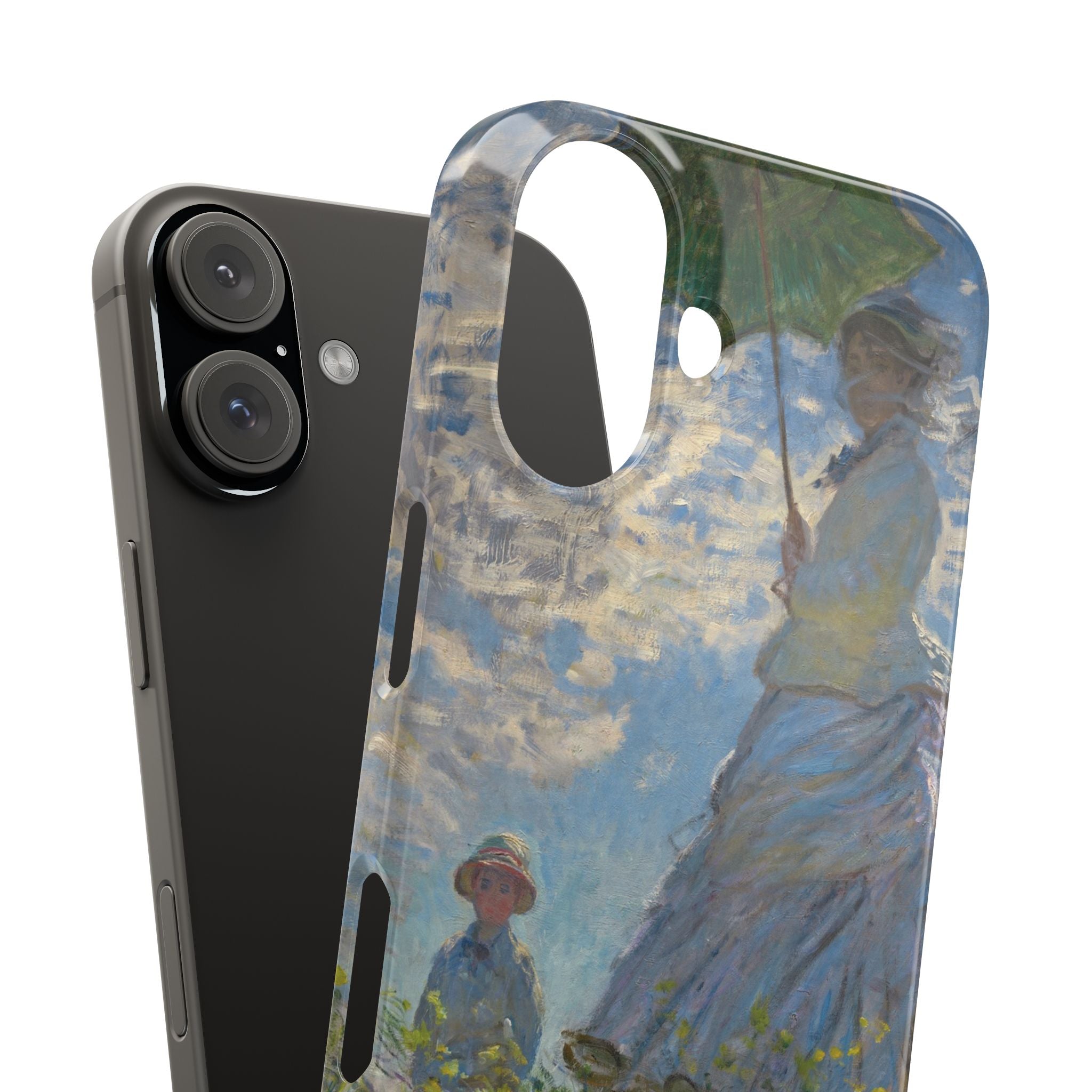 Madame Monet and Her Son by Claude Monet - iPhone Slim Case