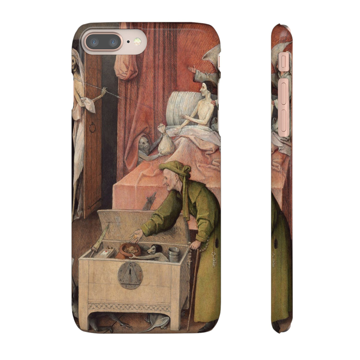 The Death of the Miser by Hieronymus Bosch - iPhone Slim Case