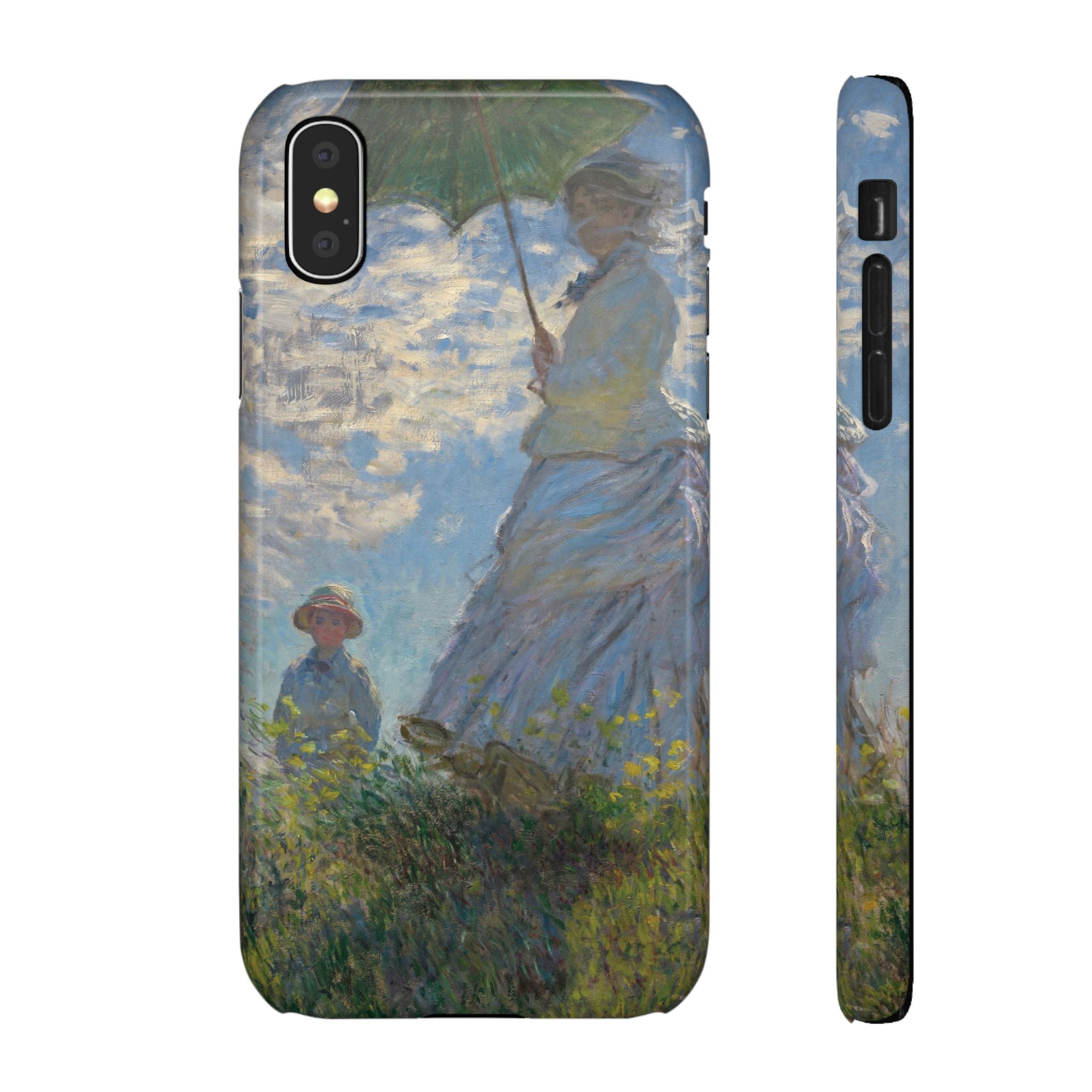 Madame Monet and Her Son by Claude Monet - iPhone Slim Case