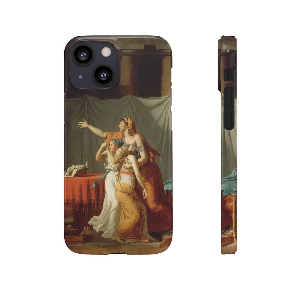 The Lictors Bring to Brutus the Bodies of His Sons II by Jacques-Louis David - iPhone Slim Case