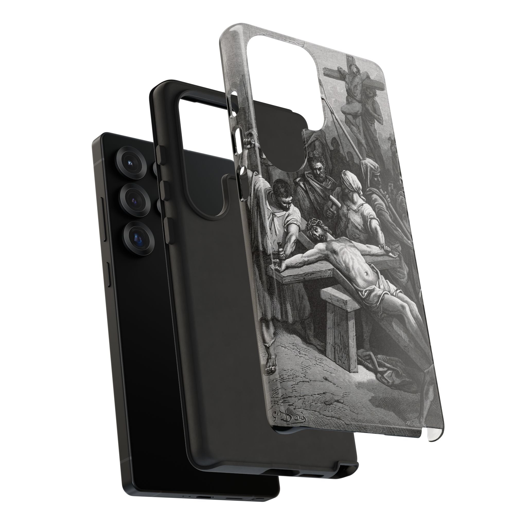 Crucifixion of Jesus by Gustave Doré - Samsung Tough Case