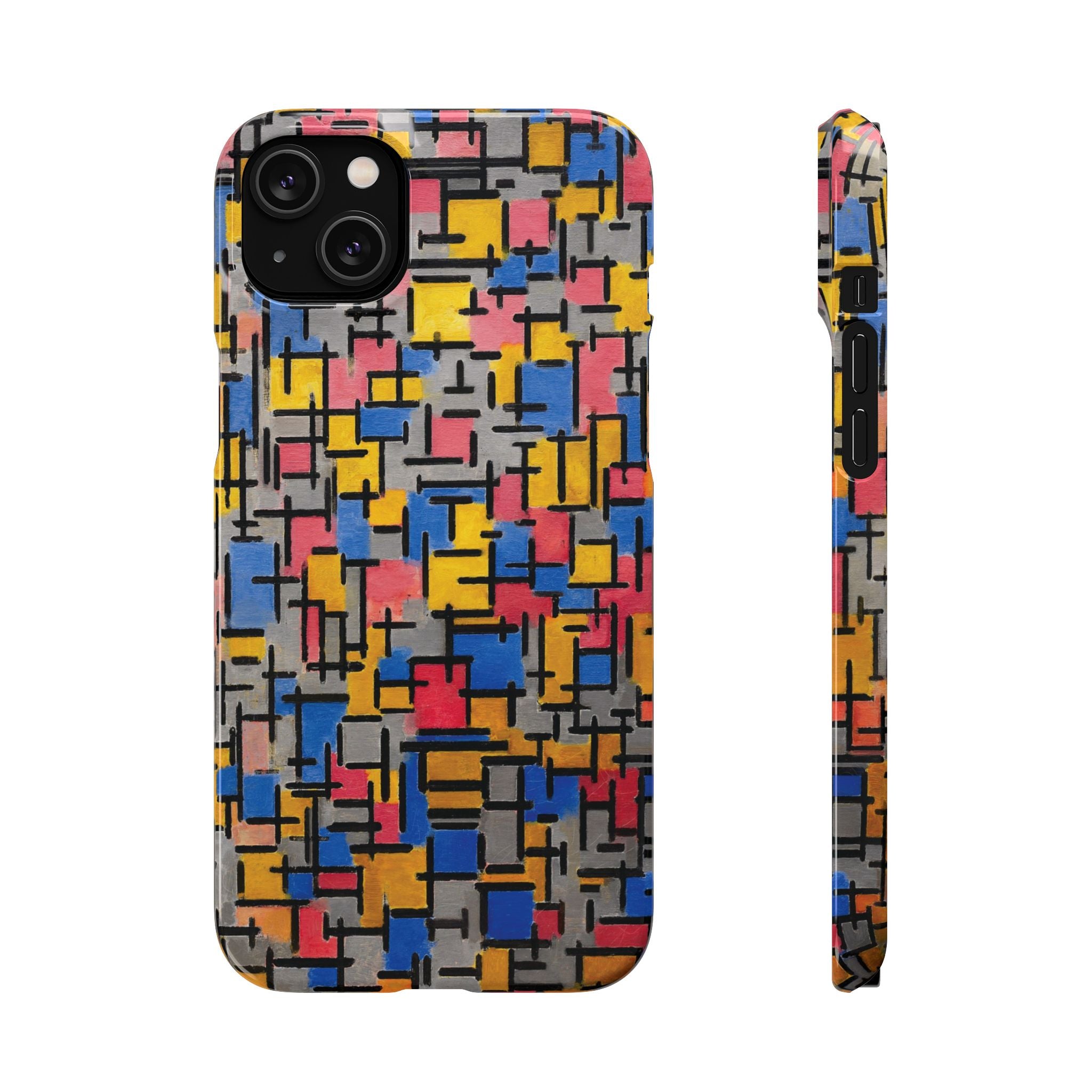 Composition by Piet Mondrian - iPhone Slim Case
