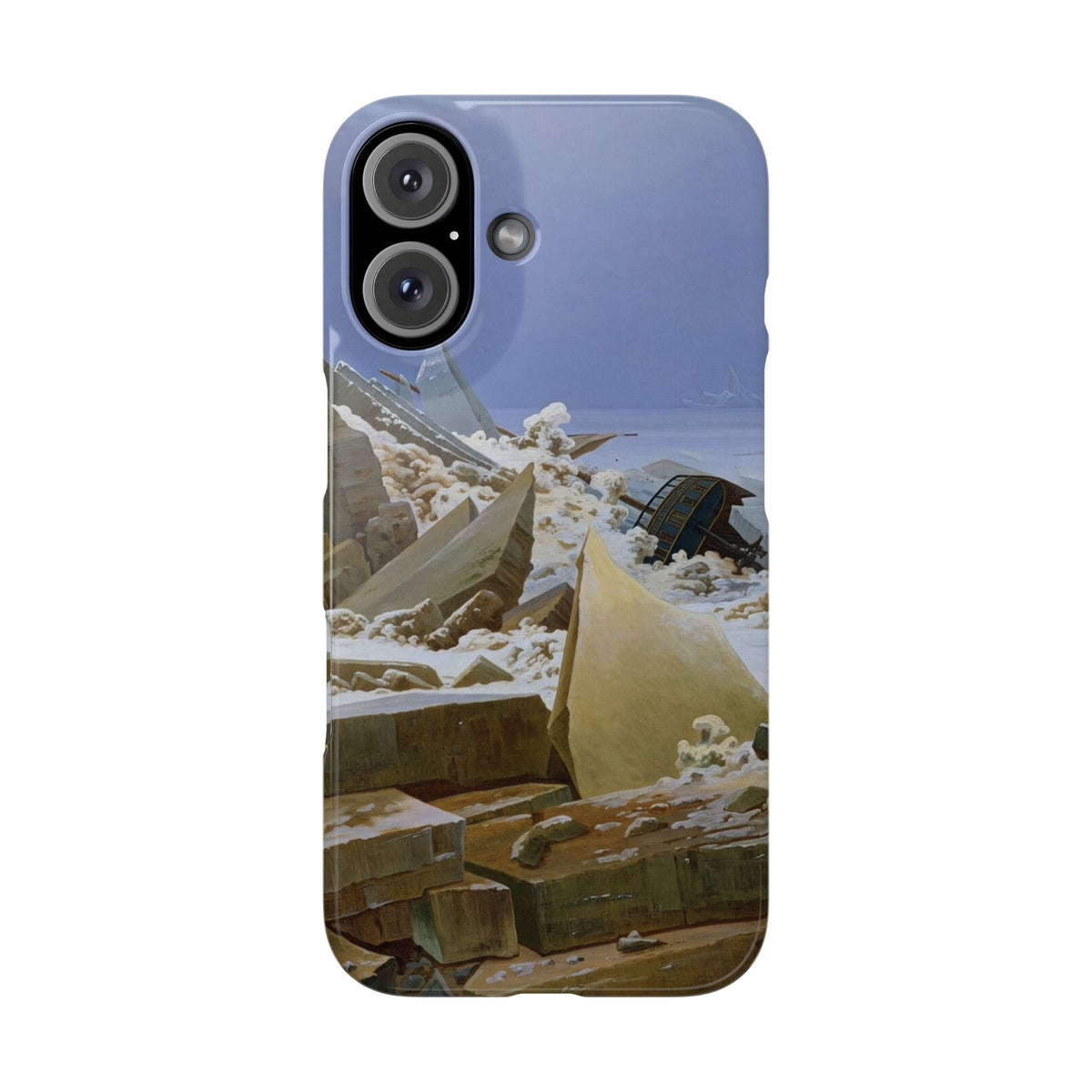 The Sea of Ice by Caspar David Friedrich - iPhone Slim Case