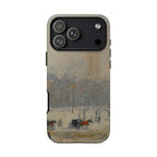 Snowstorm, Madison Square by Childe Hassam - iPhone Tough Case