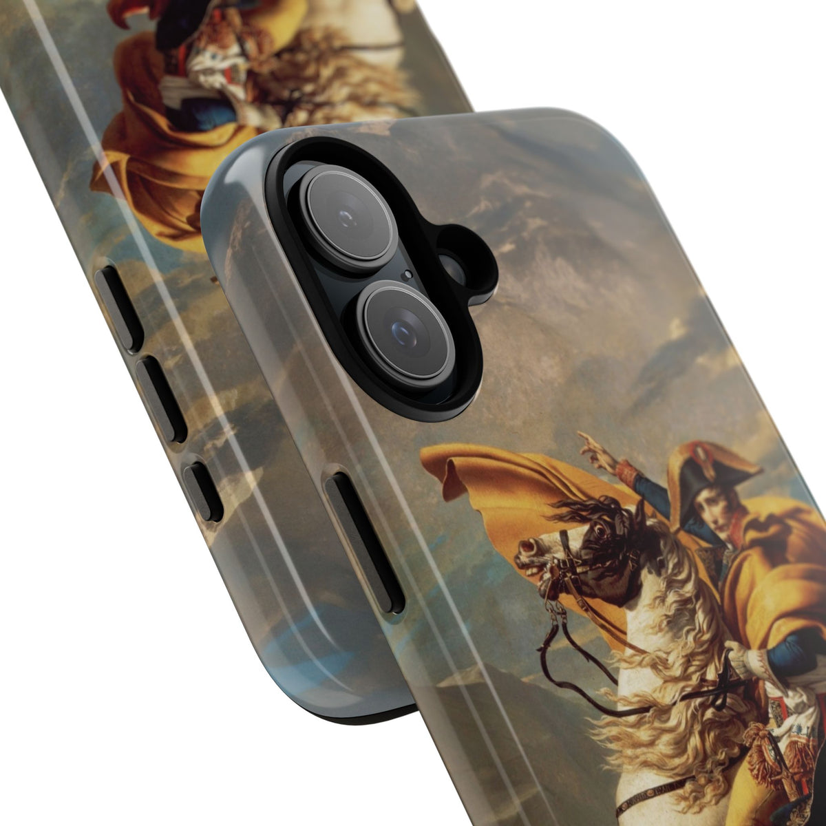 Napoleon at the Saint-Bernard Pass by Jacques-Louis David - iPhone Tough Case