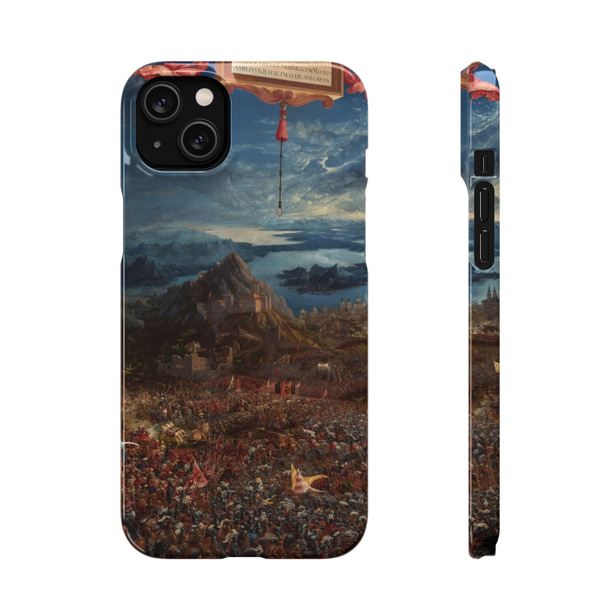 The Battle of Alexander at Issus by Albrecht Altdorfer - iPhone Slim Case