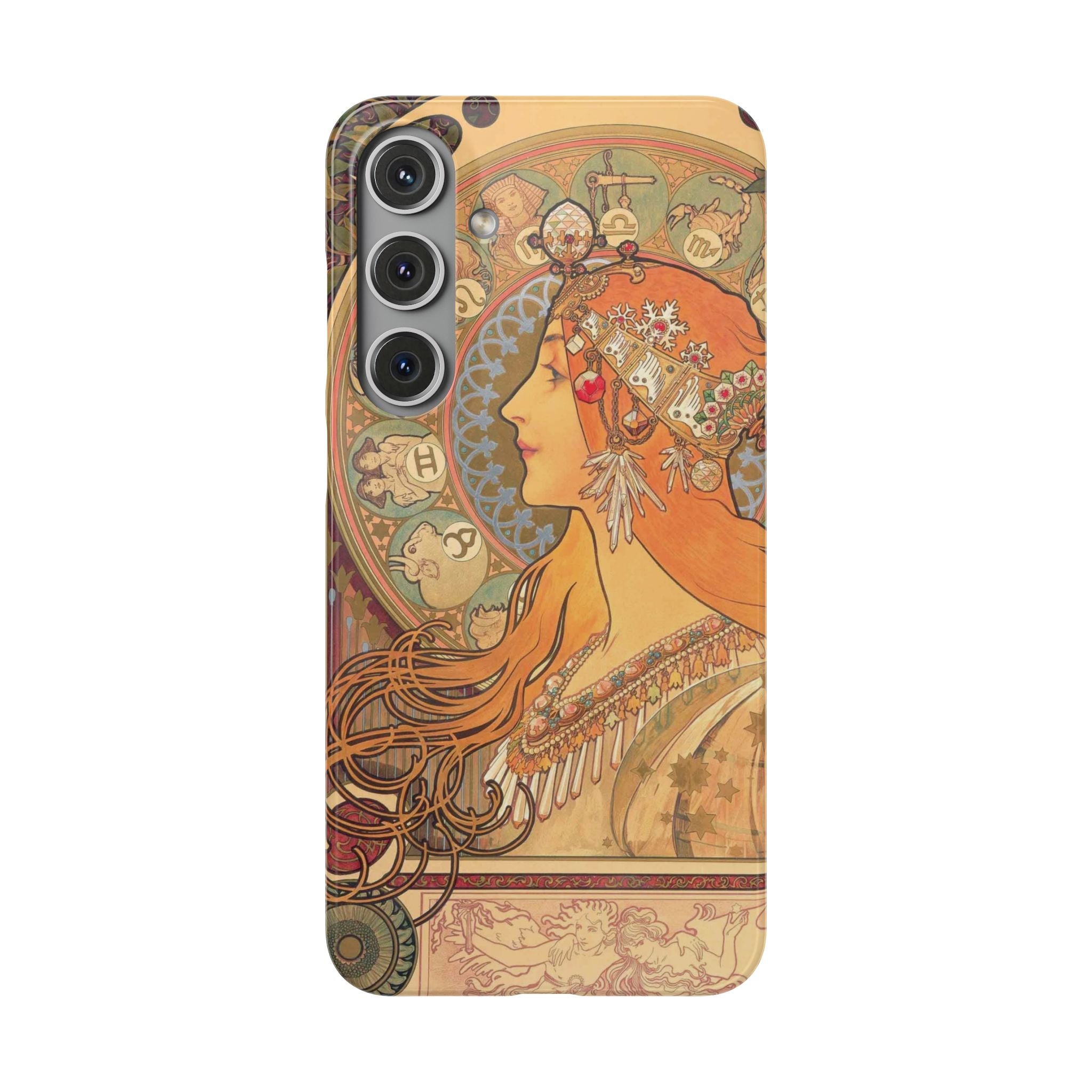 Zodiac by Alphonse Mucha - Samsung Slim Case