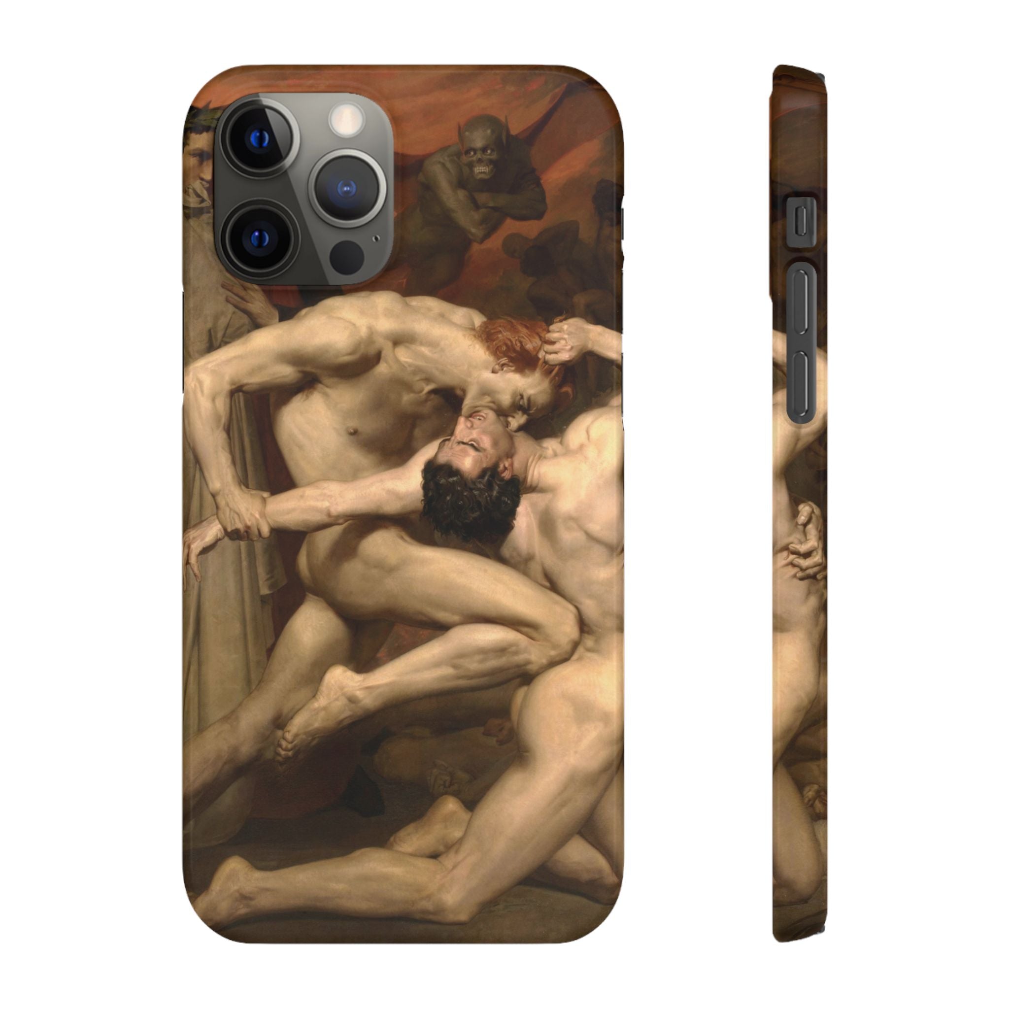 Dante and Virgile by William Bouguereau - iPhone Slim Case