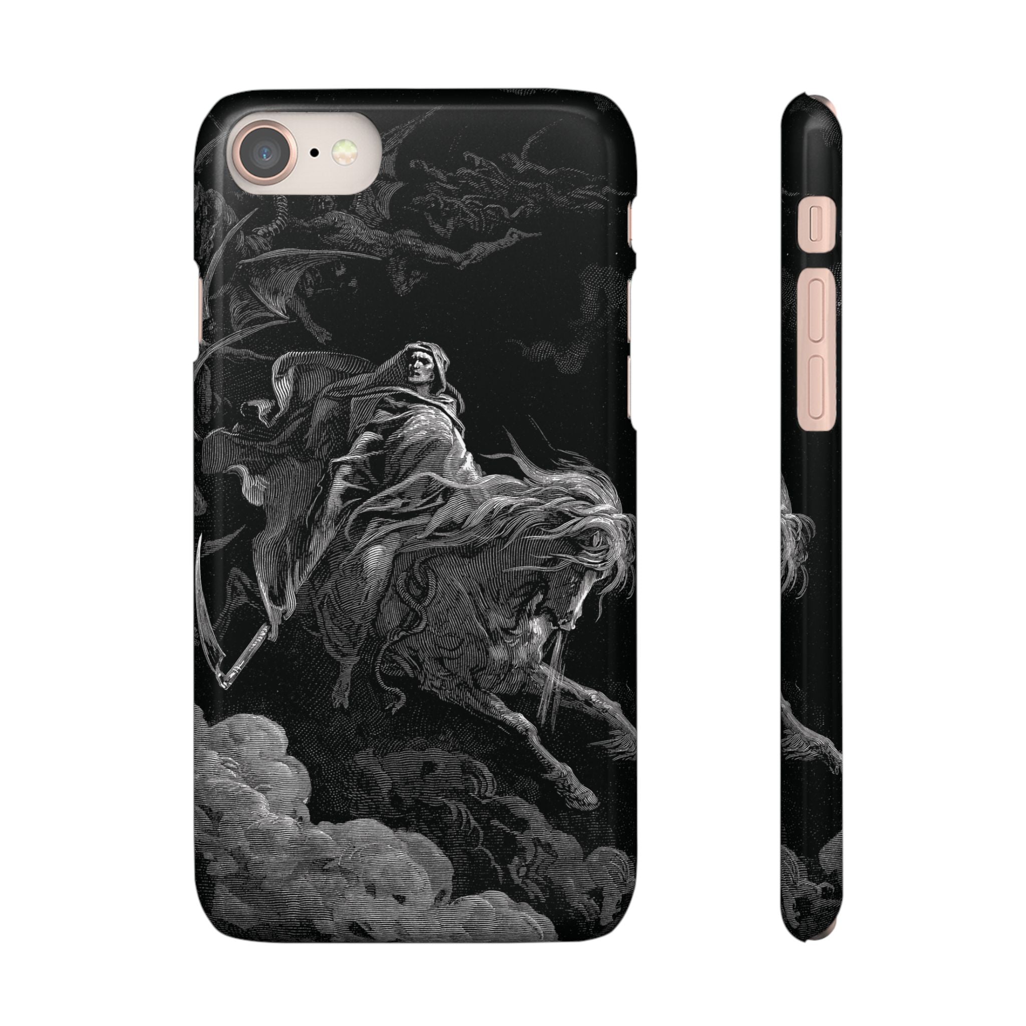 Death on the Pale Horse by Gustave Dore - iPhone Slim Case