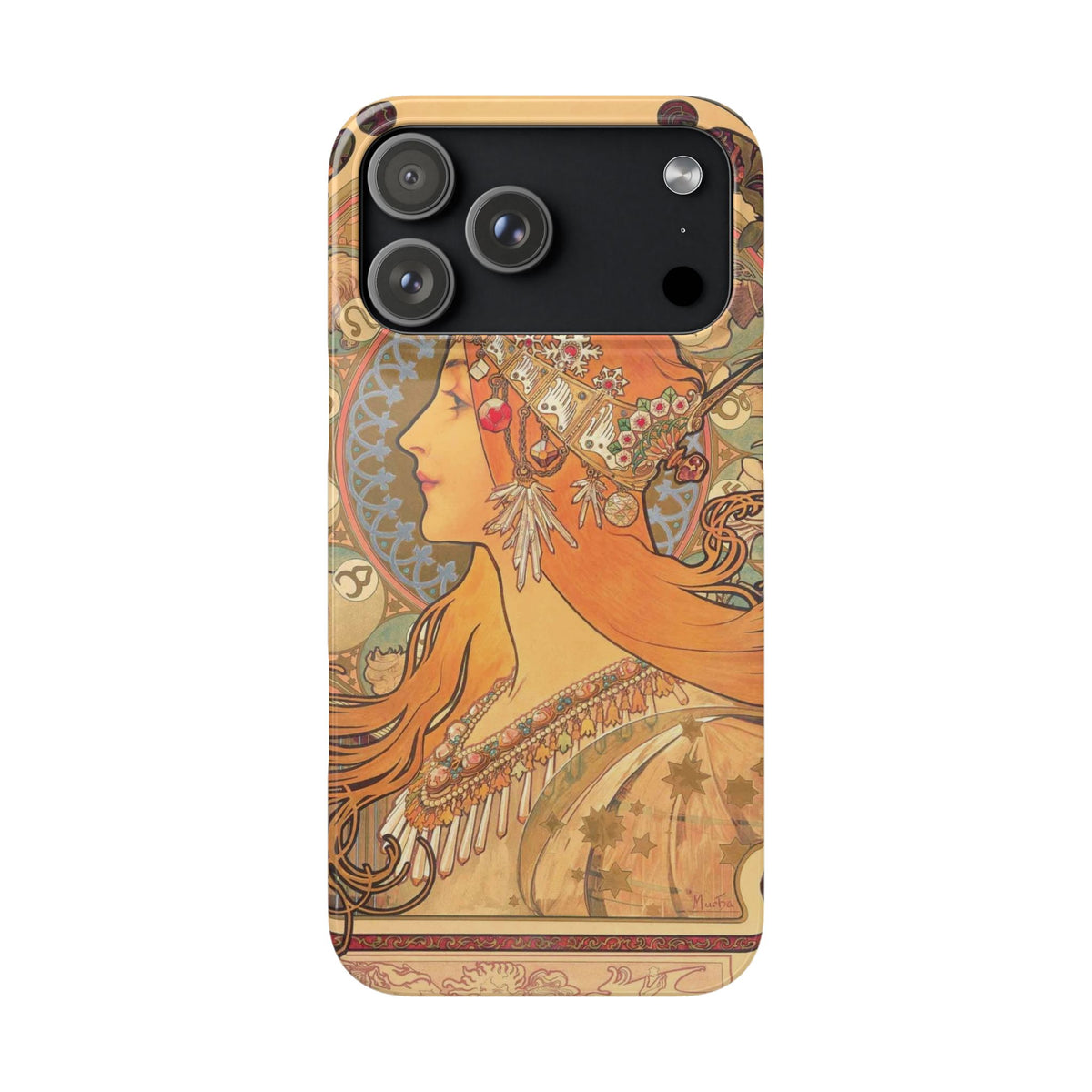 Zodiac by Alphonse Mucha - iPhone Slim Case