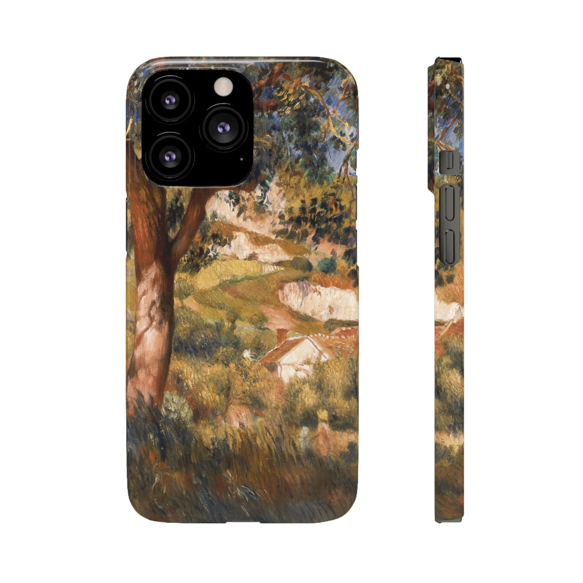 Paysage a La Roche Guyon by Pierre Auguste Renoir - iPhone Slim Case