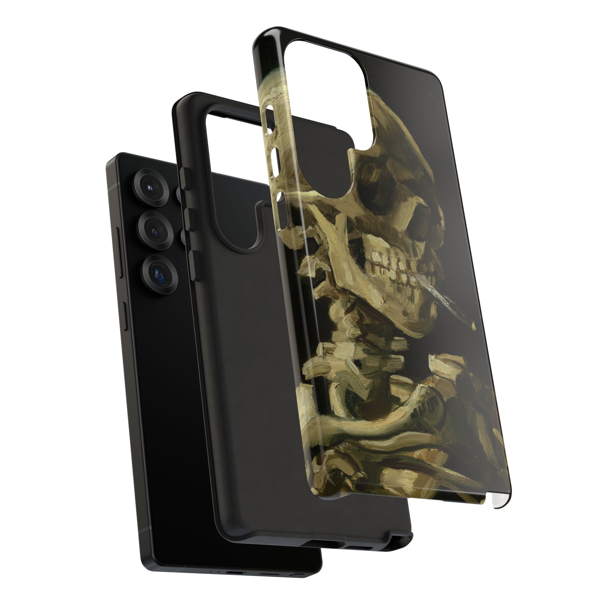Skelett mit Zigarette von Van Gogh - Samsung Tough Case