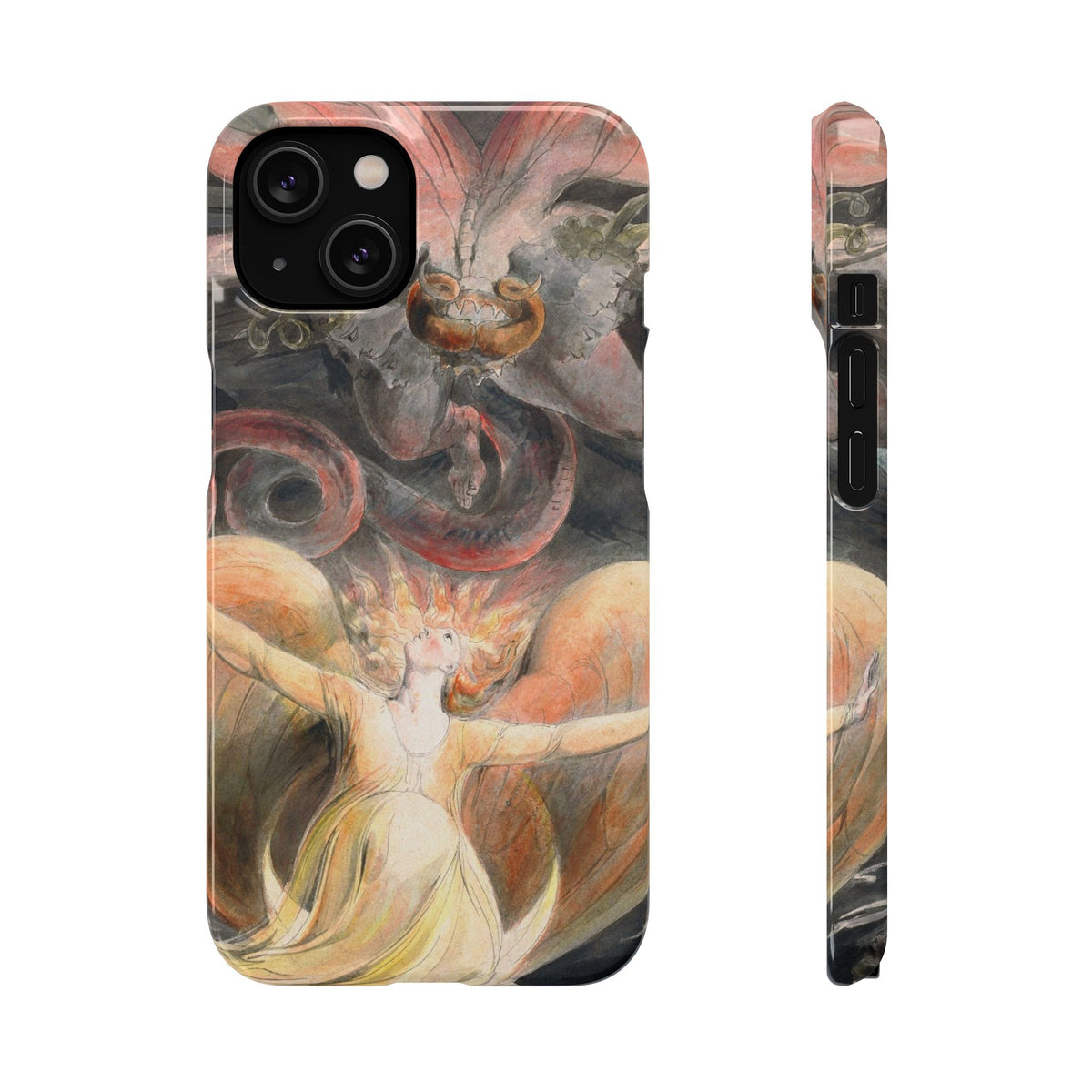 The Great Red Dragon and the Woman Clothed with the Sun by William Blake - iPhone Slim Case