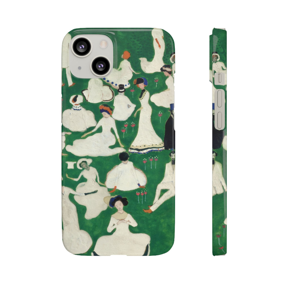 Rest Society in Top Hats by Kazimir Malevich - iPhone Slim Case