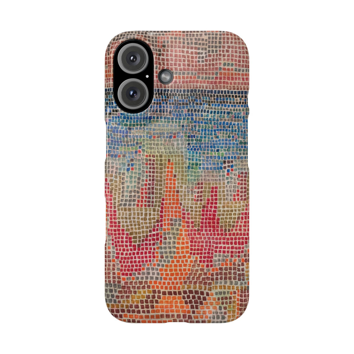 Cliffs by the sea by Paul Klee - iPhone Slim Case