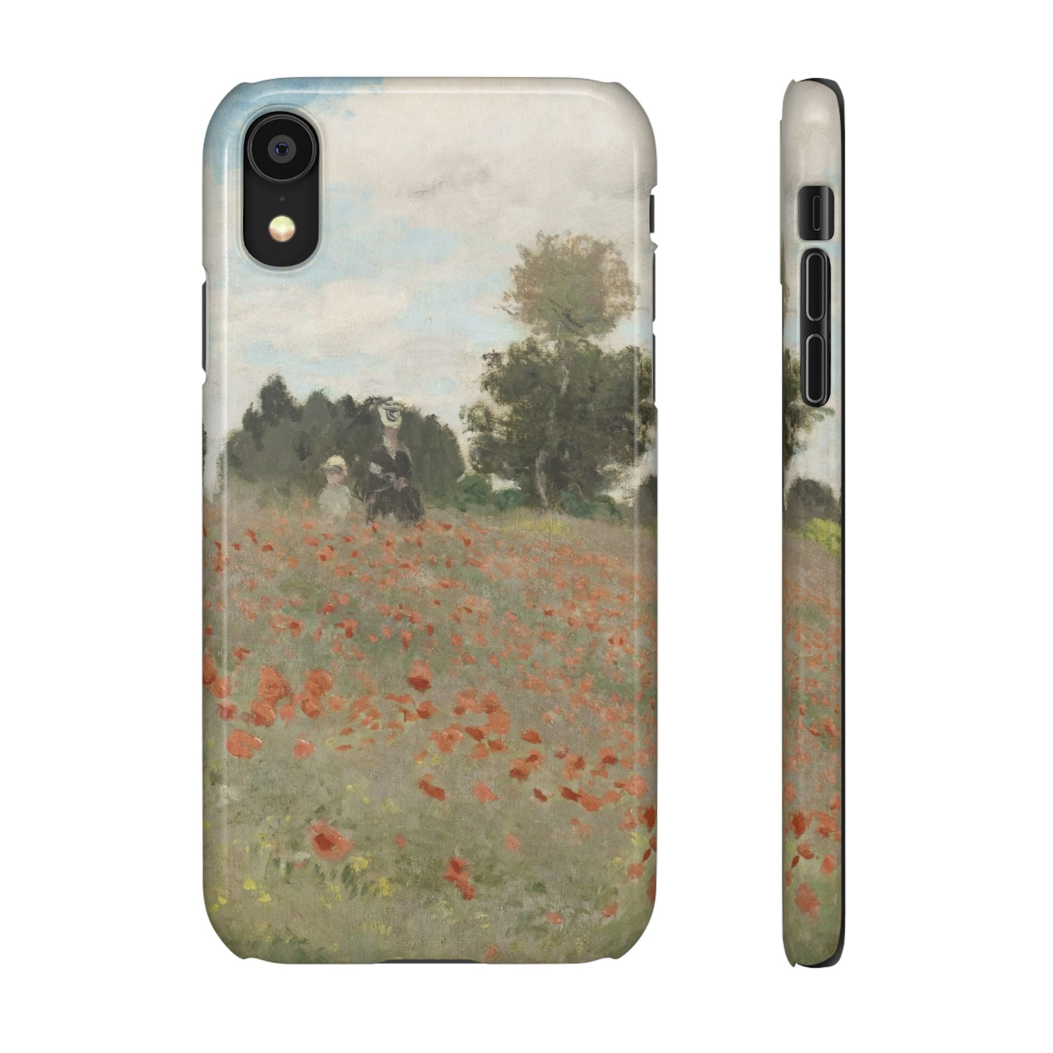 The Poppy Field by Claude Monet - iPhone Slim Case