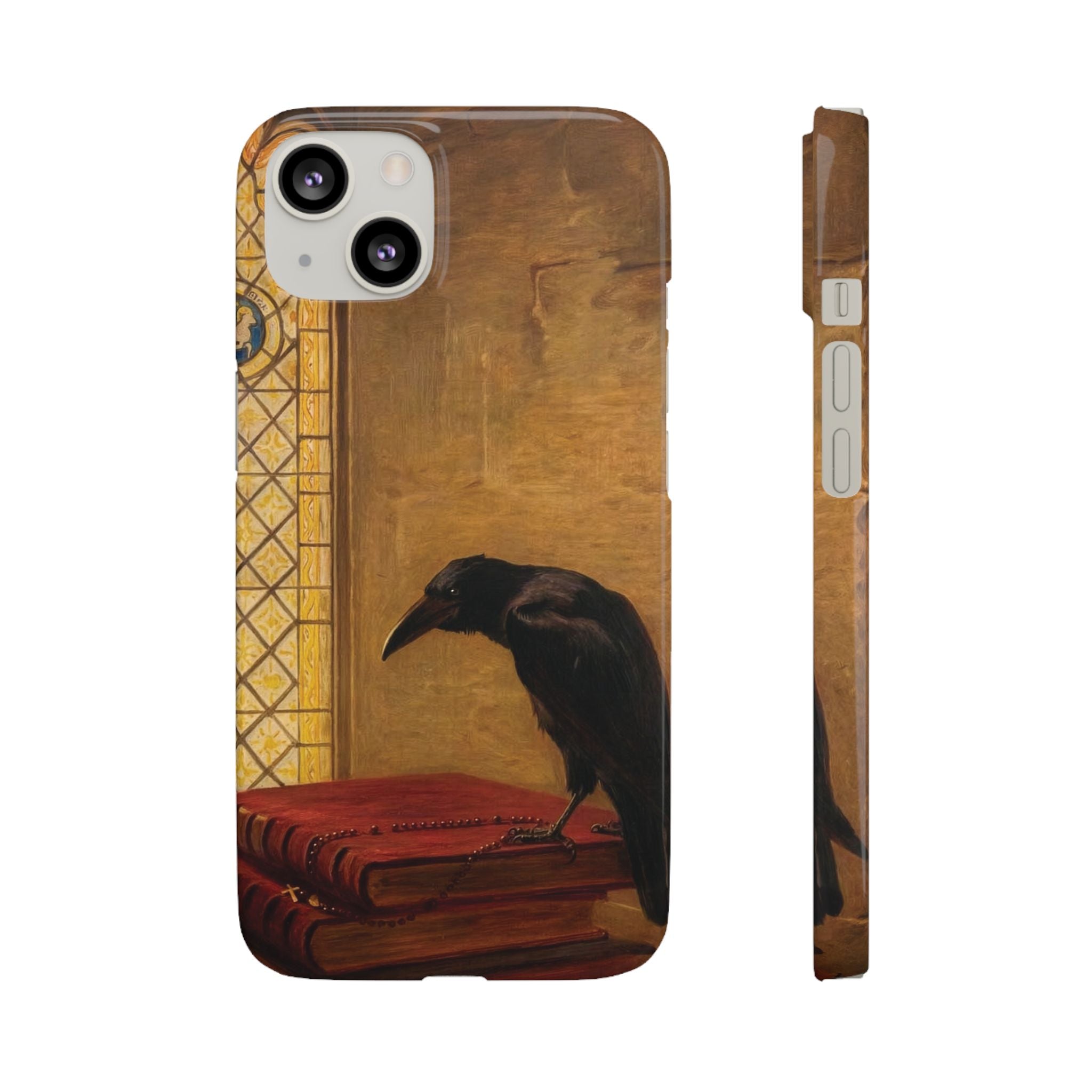 A Saint, from Jackdaw of Rheims by Briton Riviere - iPhone Slim Case