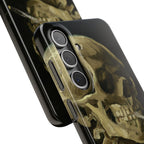 Skeleton with Cigarette by Van Gogh - Samsung Slim Case
