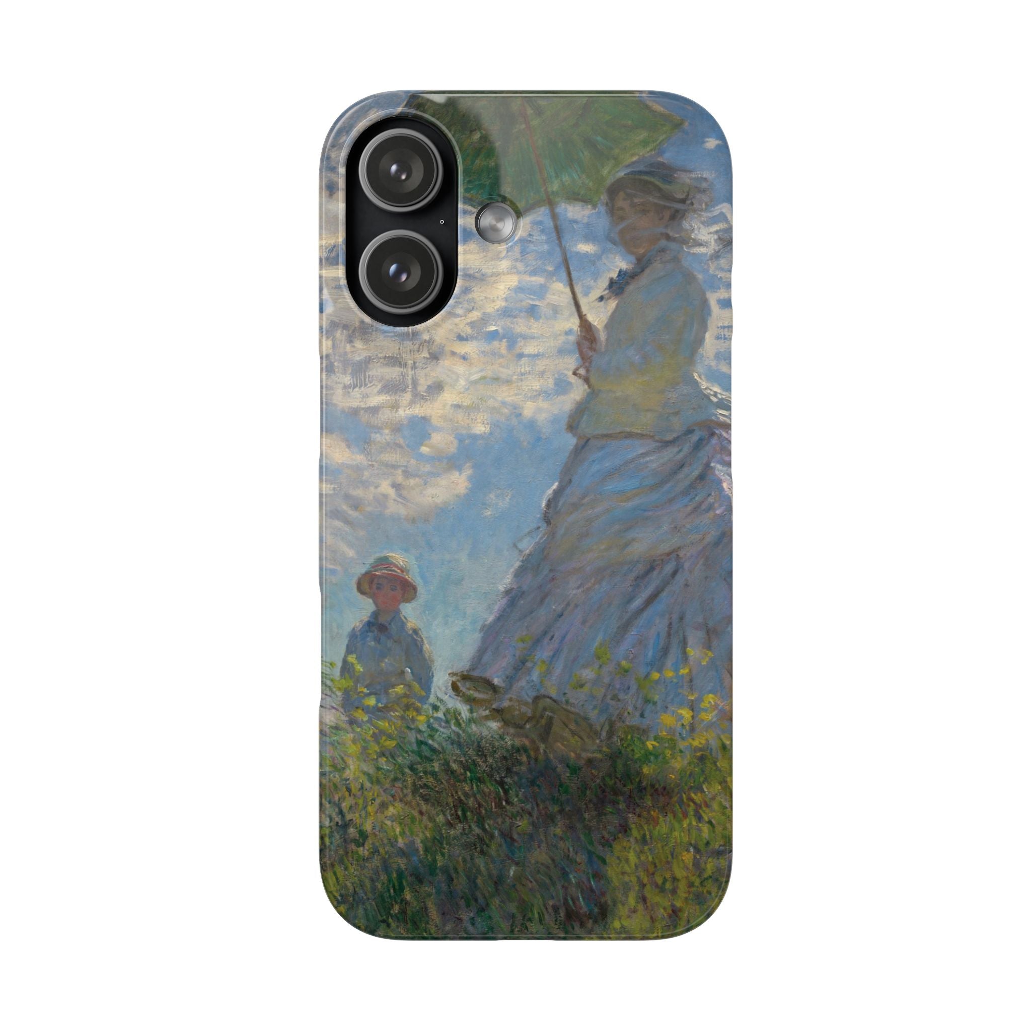 Madame Monet and Her Son by Claude Monet - iPhone Slim Case
