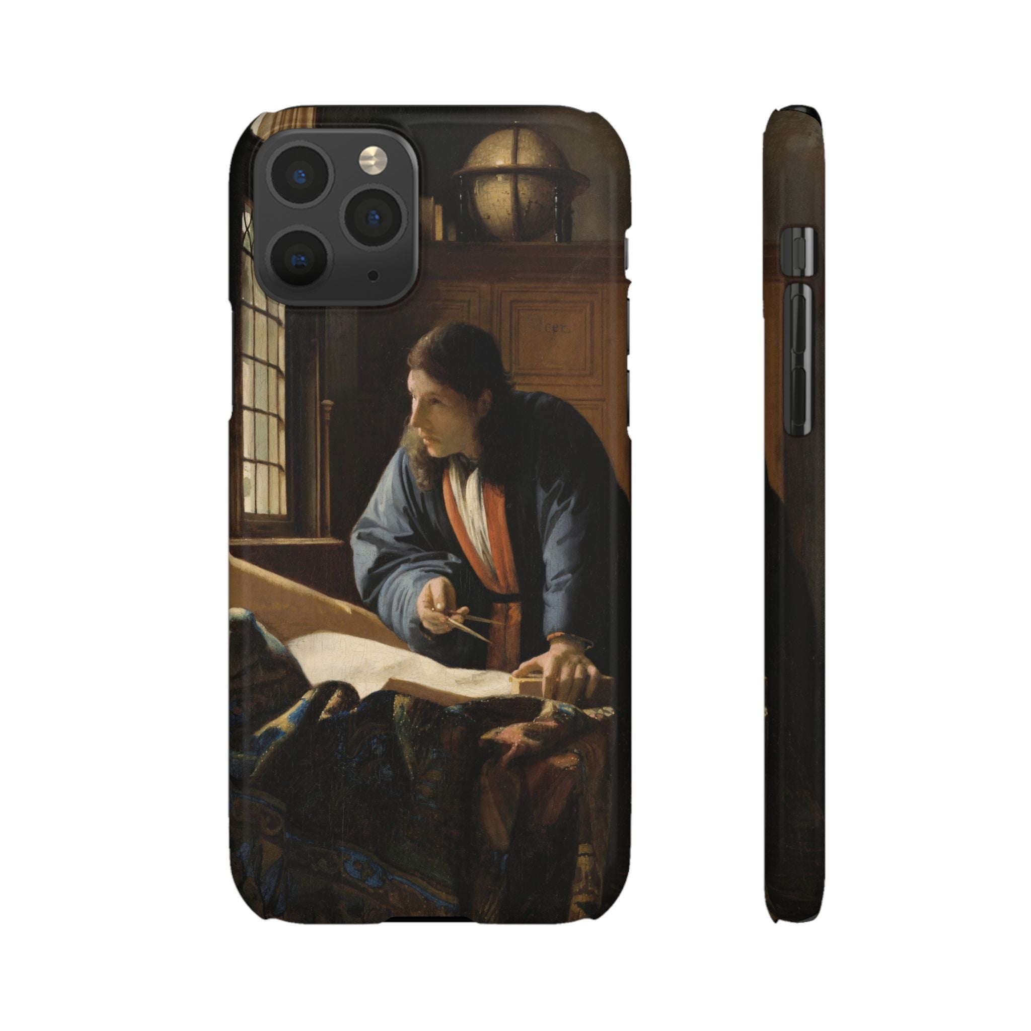 The Geographer by Johannes Vermeer - iPhone Slim Case