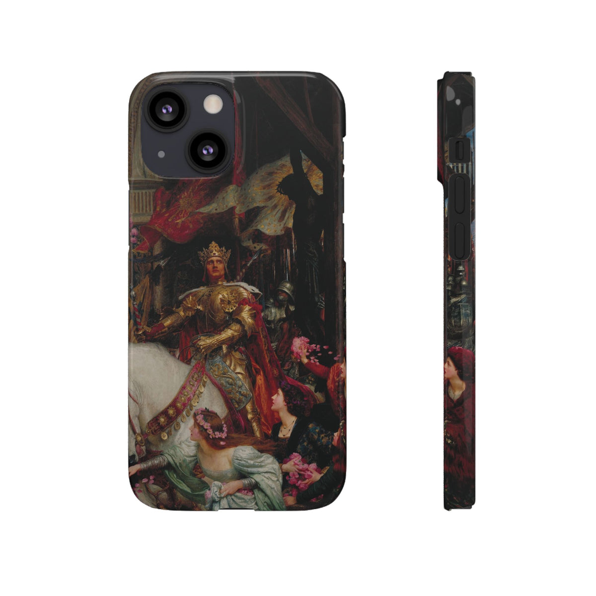 The Two Crowns by Frank Dicksee - iPhone Slim Case