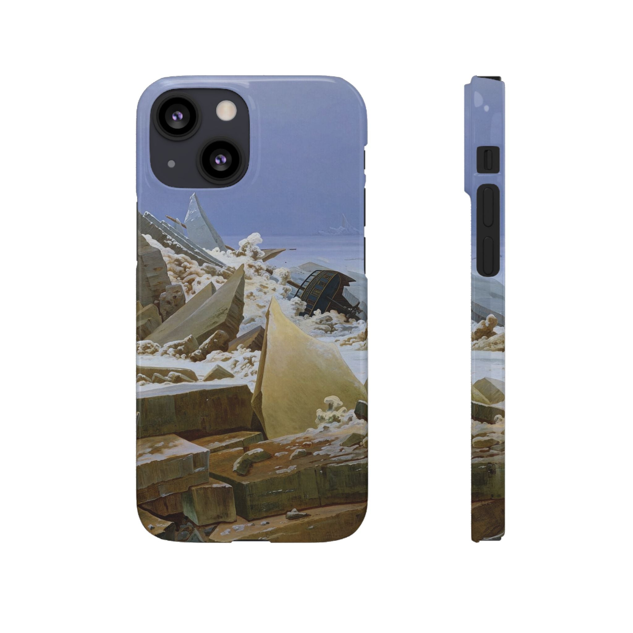 The Sea of Ice by Caspar David Friedrich - iPhone Slim Case