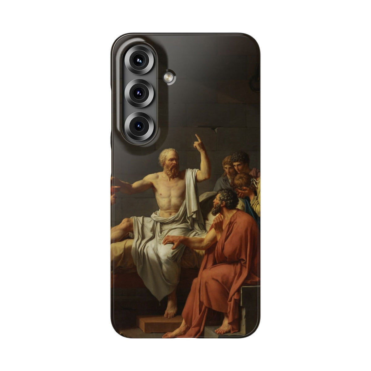 The Death of Socrates by Jacques-Louis David - Samsung Slim Case